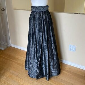 PRICE DROP - Romantic and edgy metallic silver ballskirt